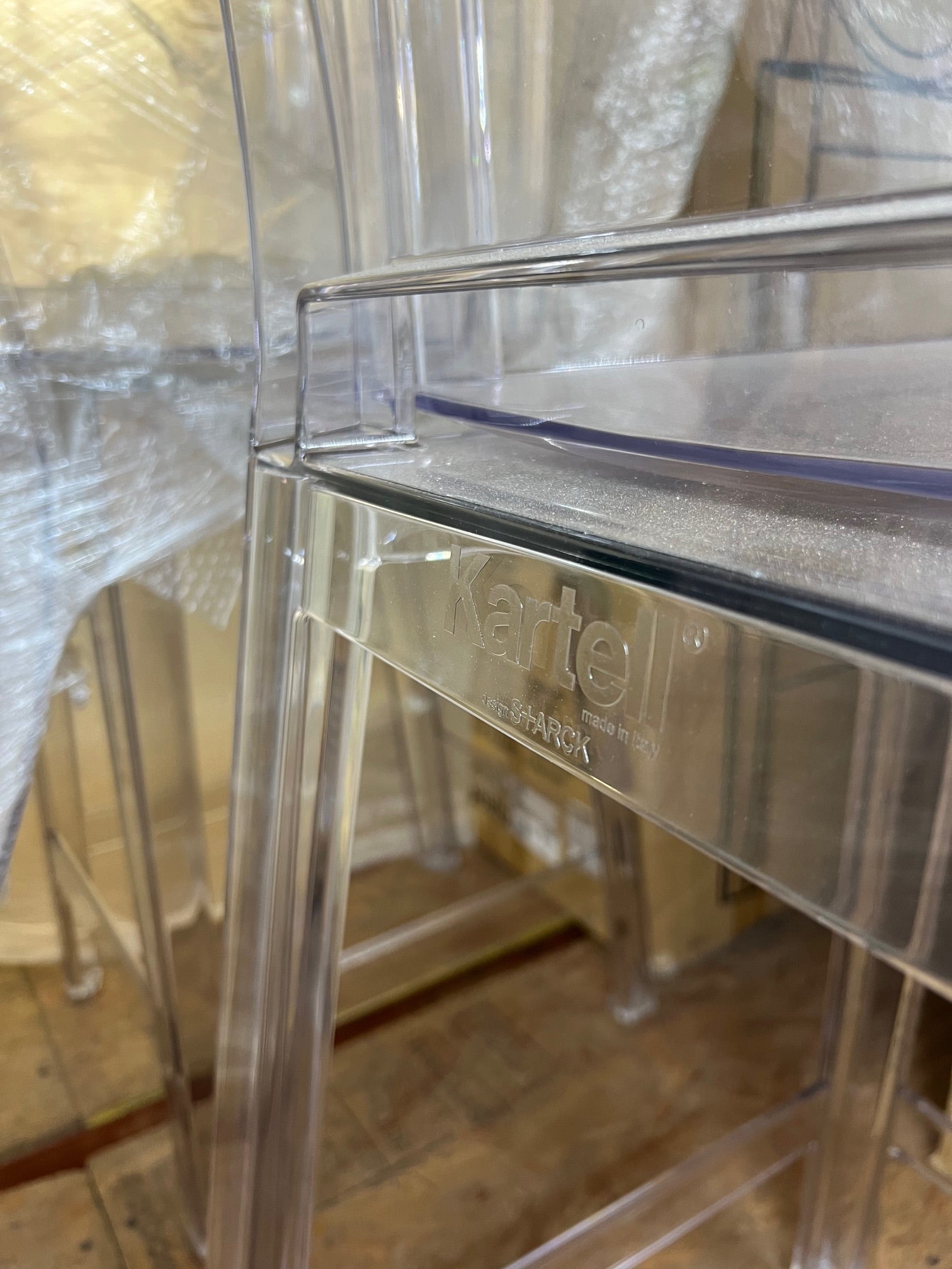 One More Please Counter Height ****Warehouse Sale****Crystal--SET os 2)