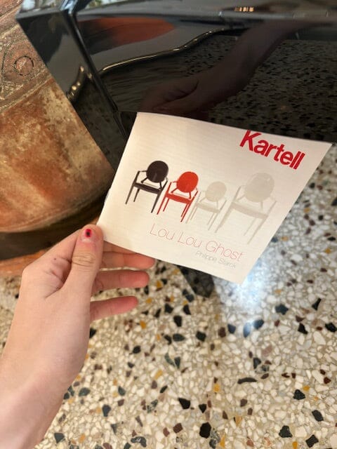 LOU LOU GHOST - CHILD'S CHAIR***Floor Sample*** Black Chair Kartell