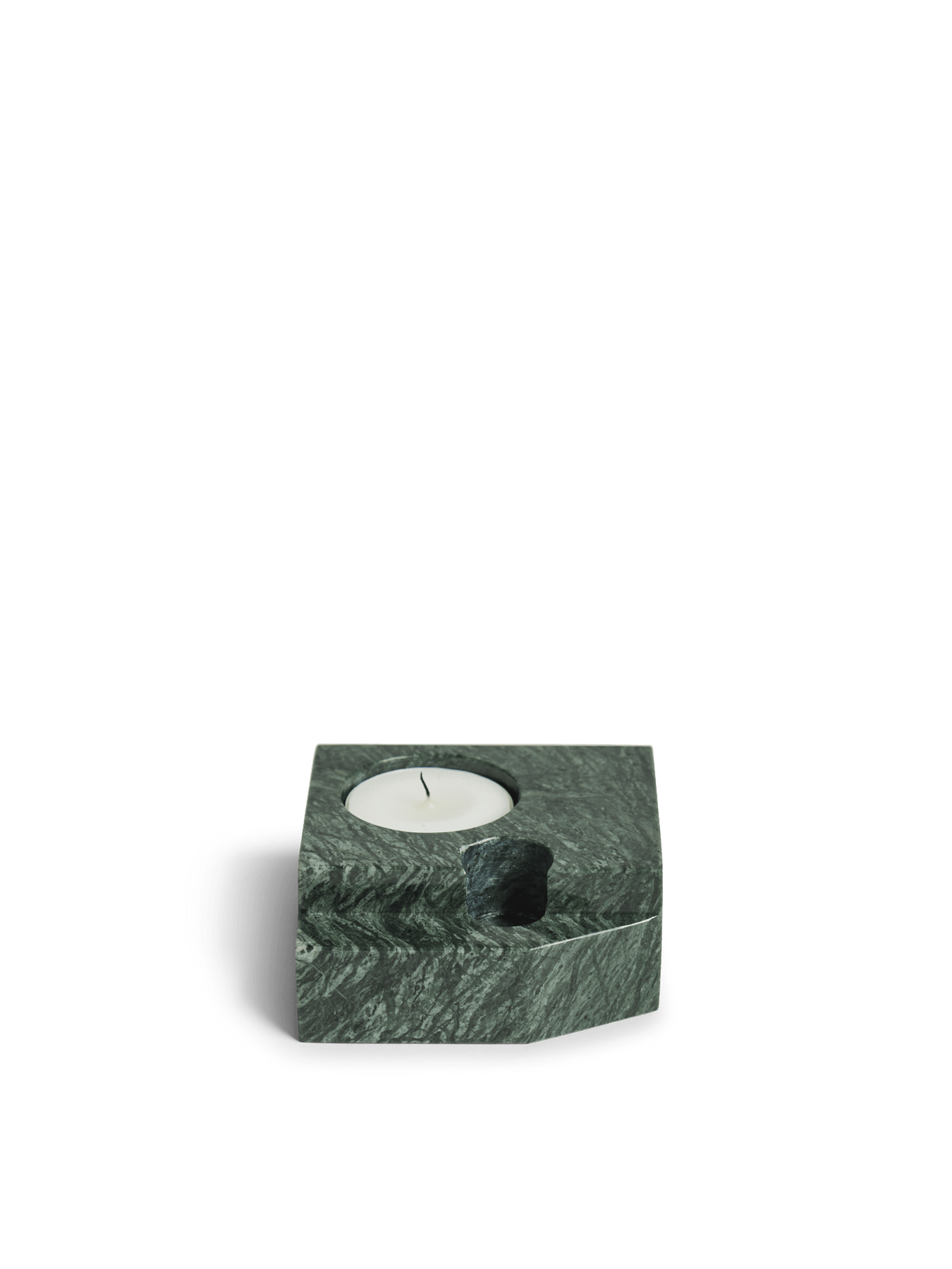 Jeu De Dés Candle Holder - Set of 4 Candles and Candleholders Woud Green Marble Style: 3