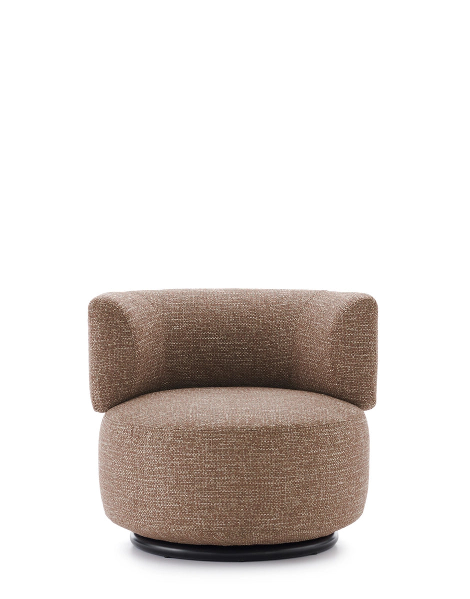 K-waiting swivel armchair texture