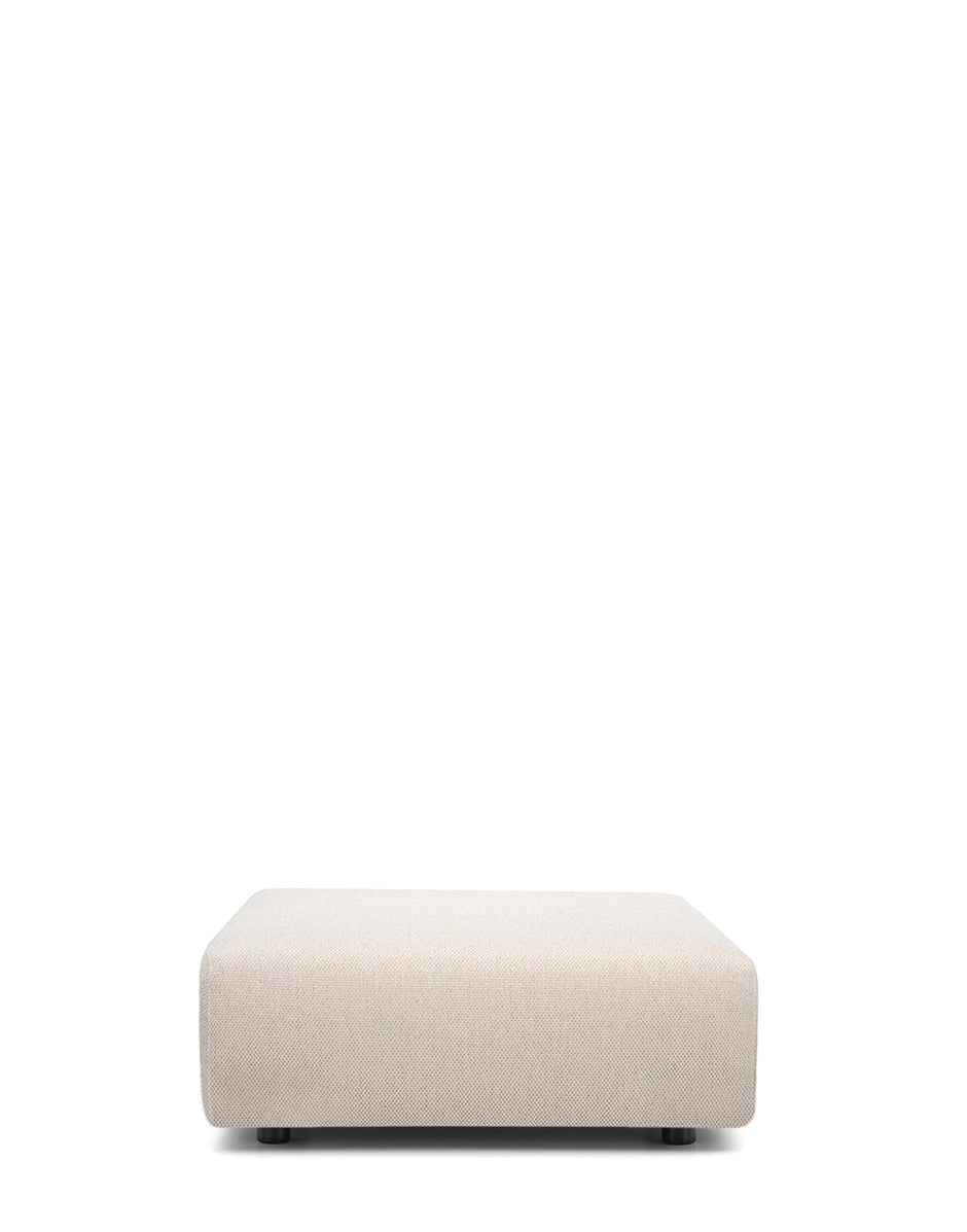 Plastics duo pouf square nile