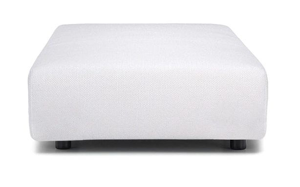 Plastics duo pouf rectangular nile