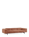 Largo three-seater curly