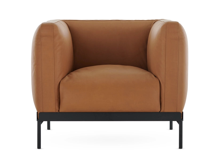 Asia leather armchair