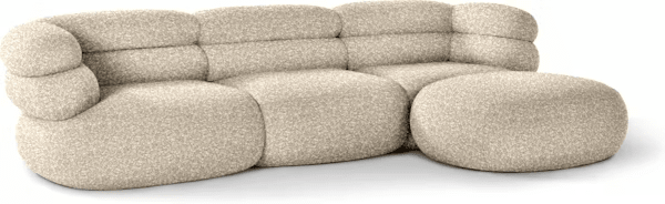 Biboni Sofa Three Seater with Chaise