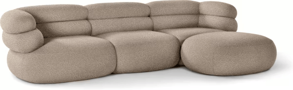 Biboni Sofa Three Seater with Chaise
