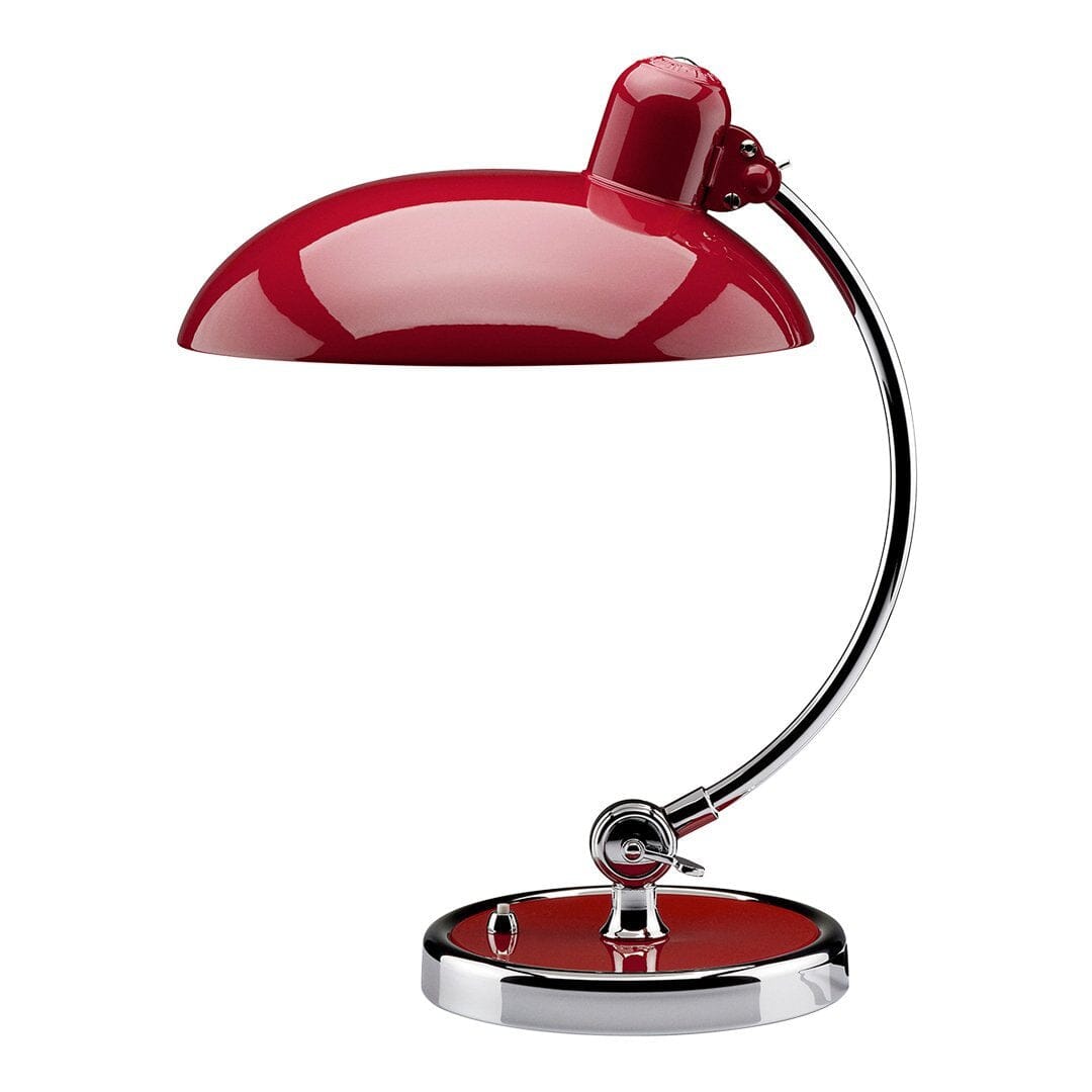 Kaiser Idell Luxus Table Lamp Table Lamp Fritz Hansen High Gloss Ruby Red