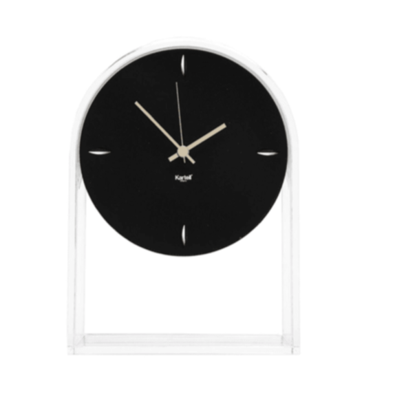 Air Du Temps Clock Clocks Kartell Crystal Black
