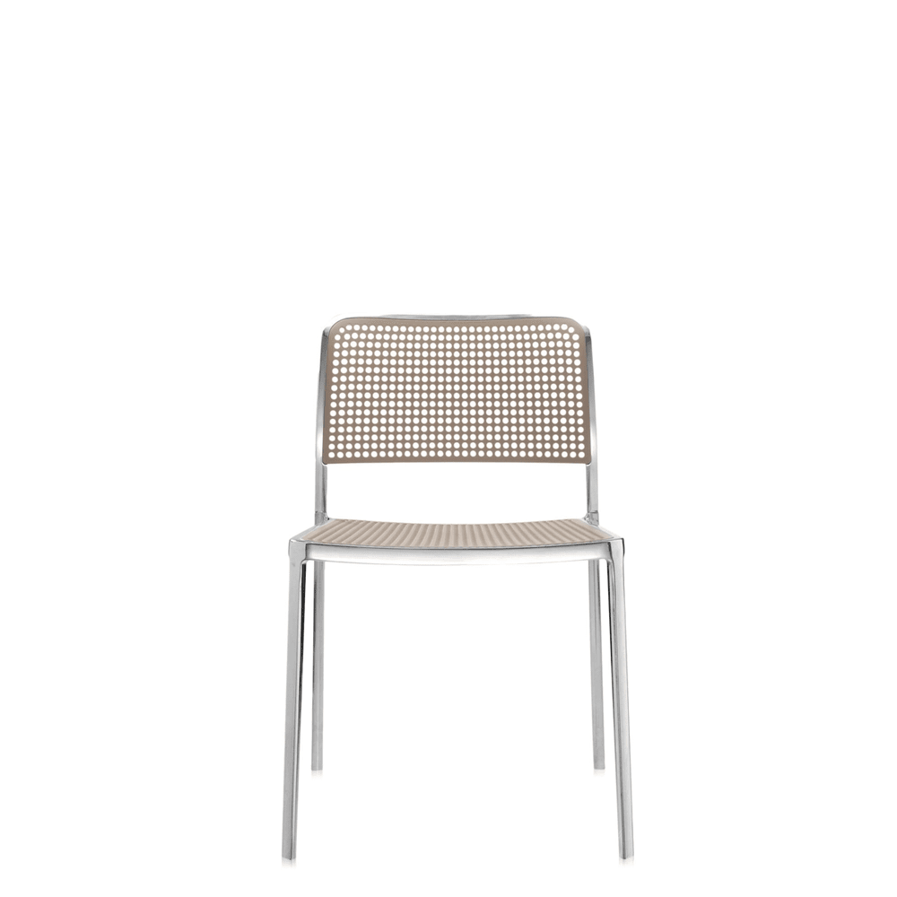Audrey Shiny Chair Chairs Kartell No Arm / Polished Sand