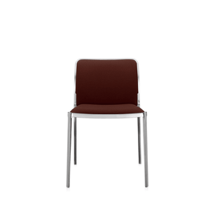 Audrey Soft Polished (2 Chairs) Side/Dining Kartell No Arms / Brown 