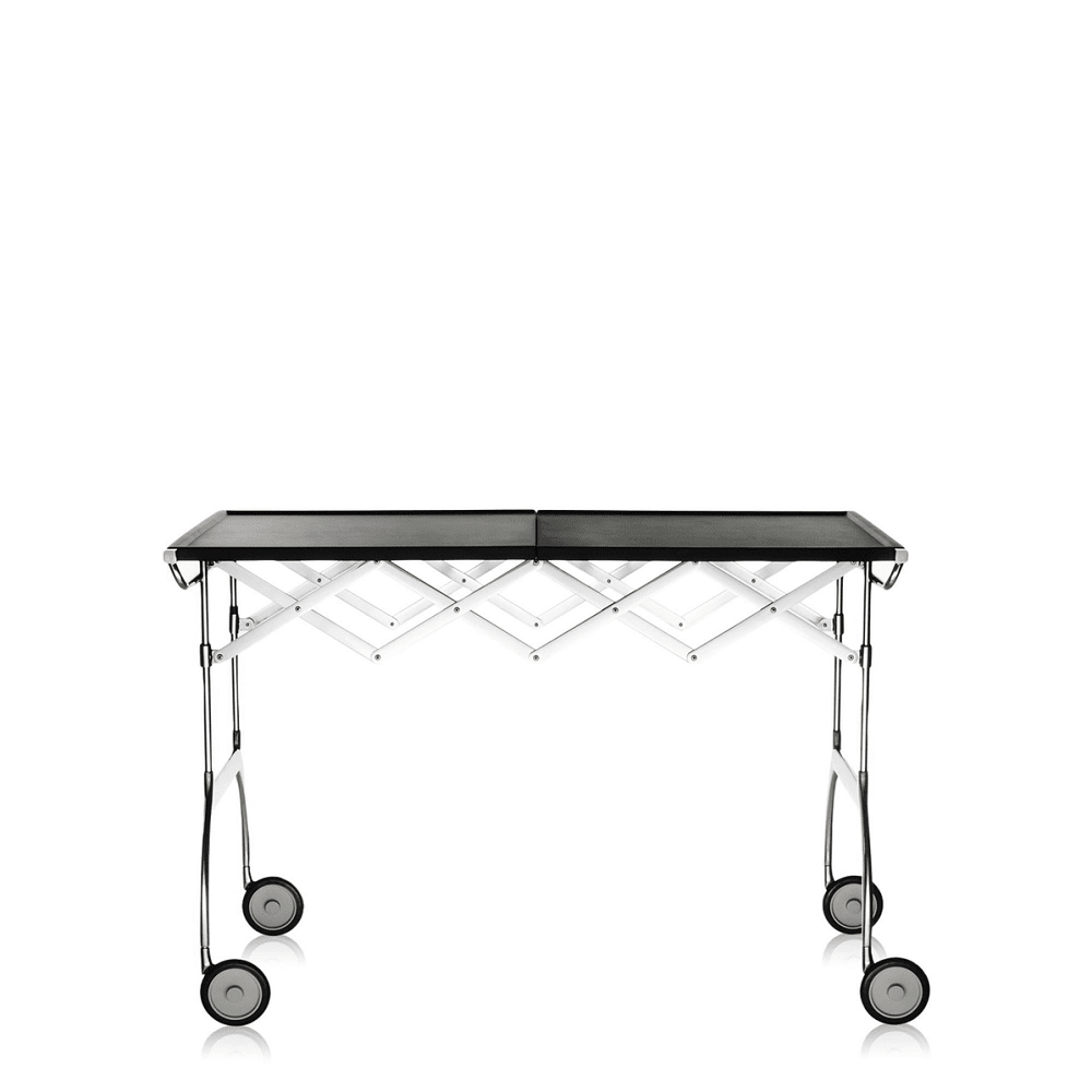 Battista Folding Table Carts / Trolleys Kartell Metal Black