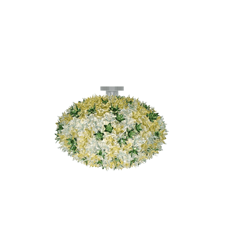 Bloom Ceiling/Wall Lamp wall / ceiling lamps Kartell Large: C1 Transparent Mint
