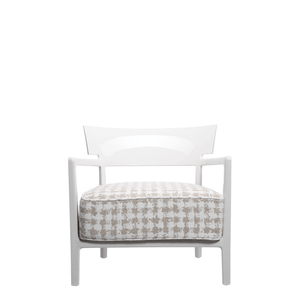 Cara Fancy Lounge Chair lounge chair Kartell Ivory White-Beige 