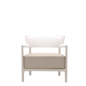 Cara Outdoor Lounge Chair lounge chair Kartell Ivory - Beige Stripe 