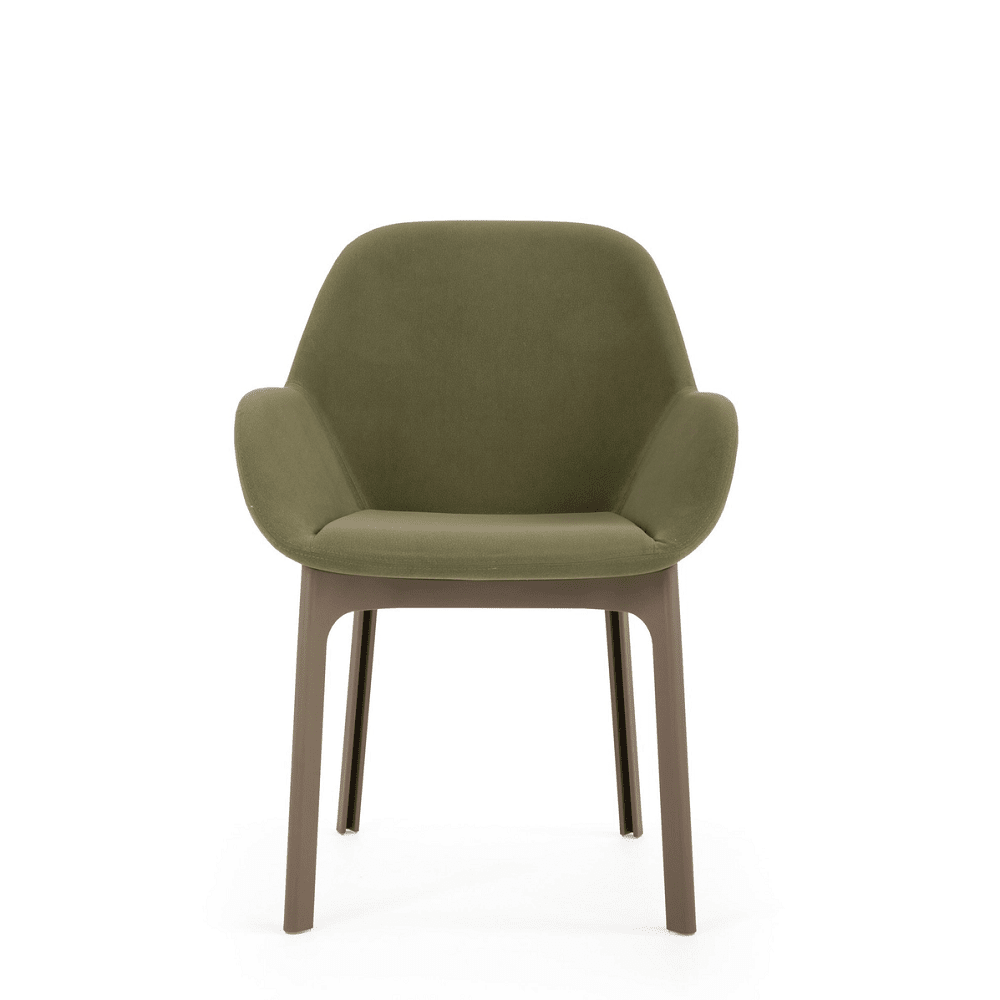 Clap Aquaclean Chairs Kartell Green Taupe