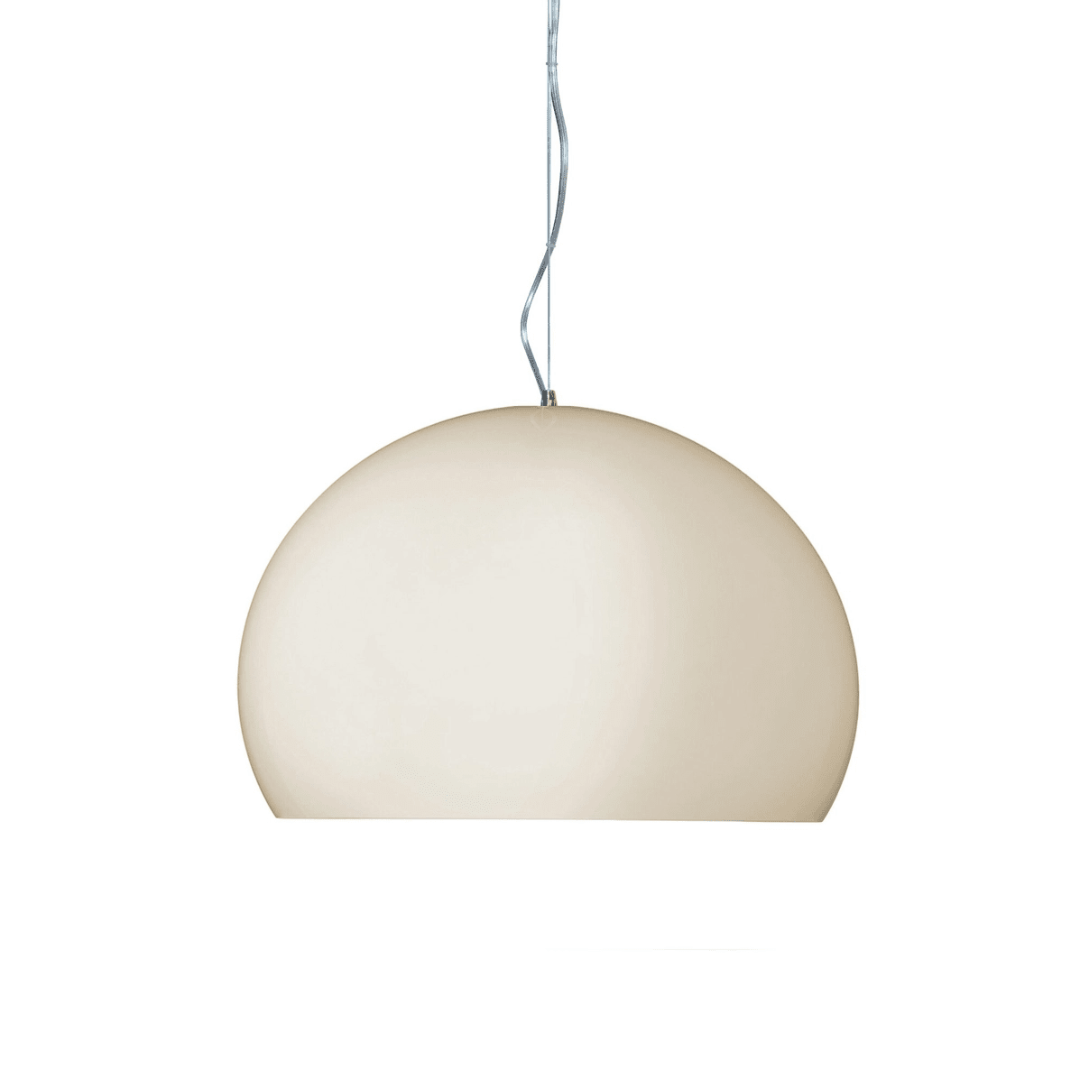 Fly Suspension Lamp hanging lamps Kartell Large - solid matte white