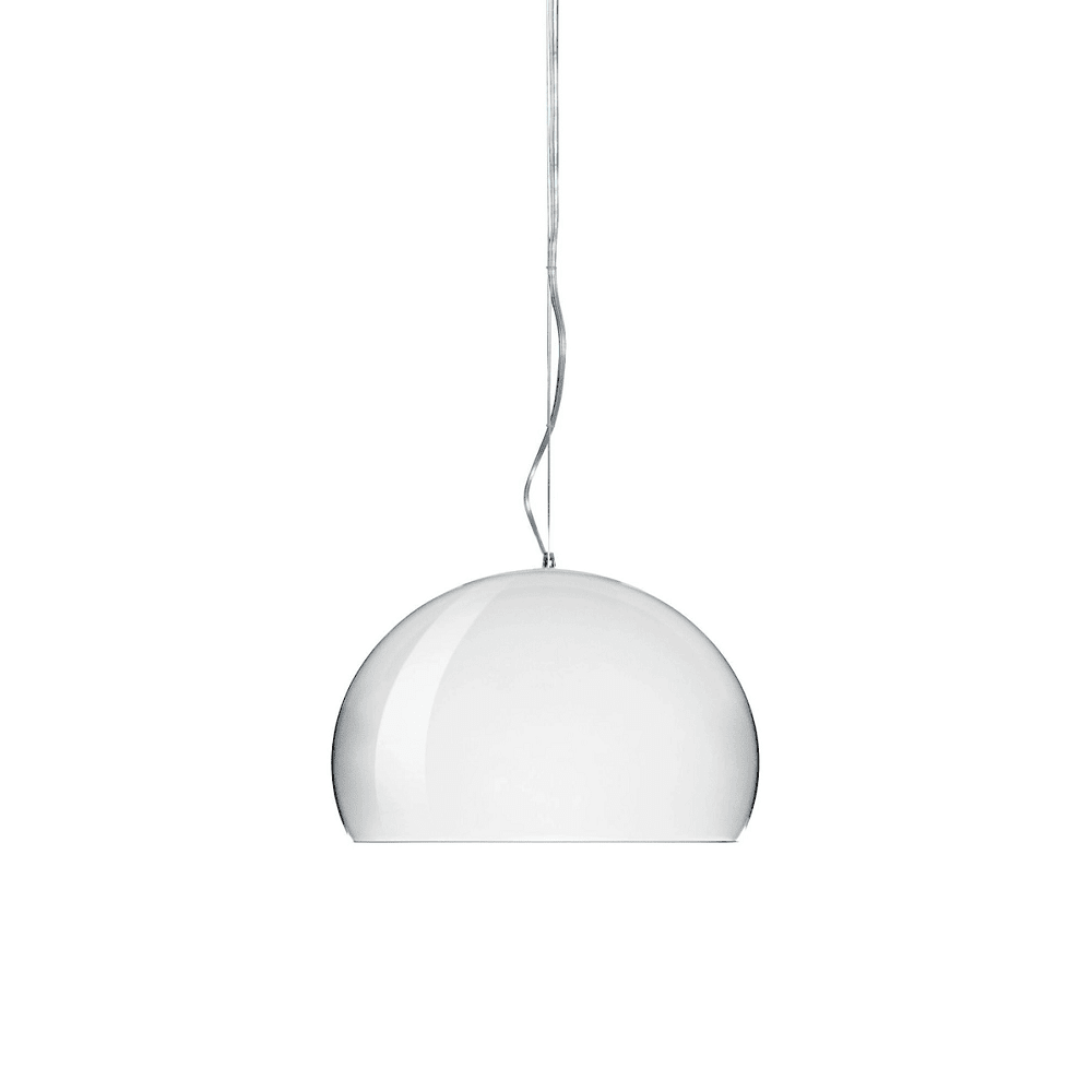 Fly Suspension Lamp hanging lamps Kartell Small - Metallic Chrome