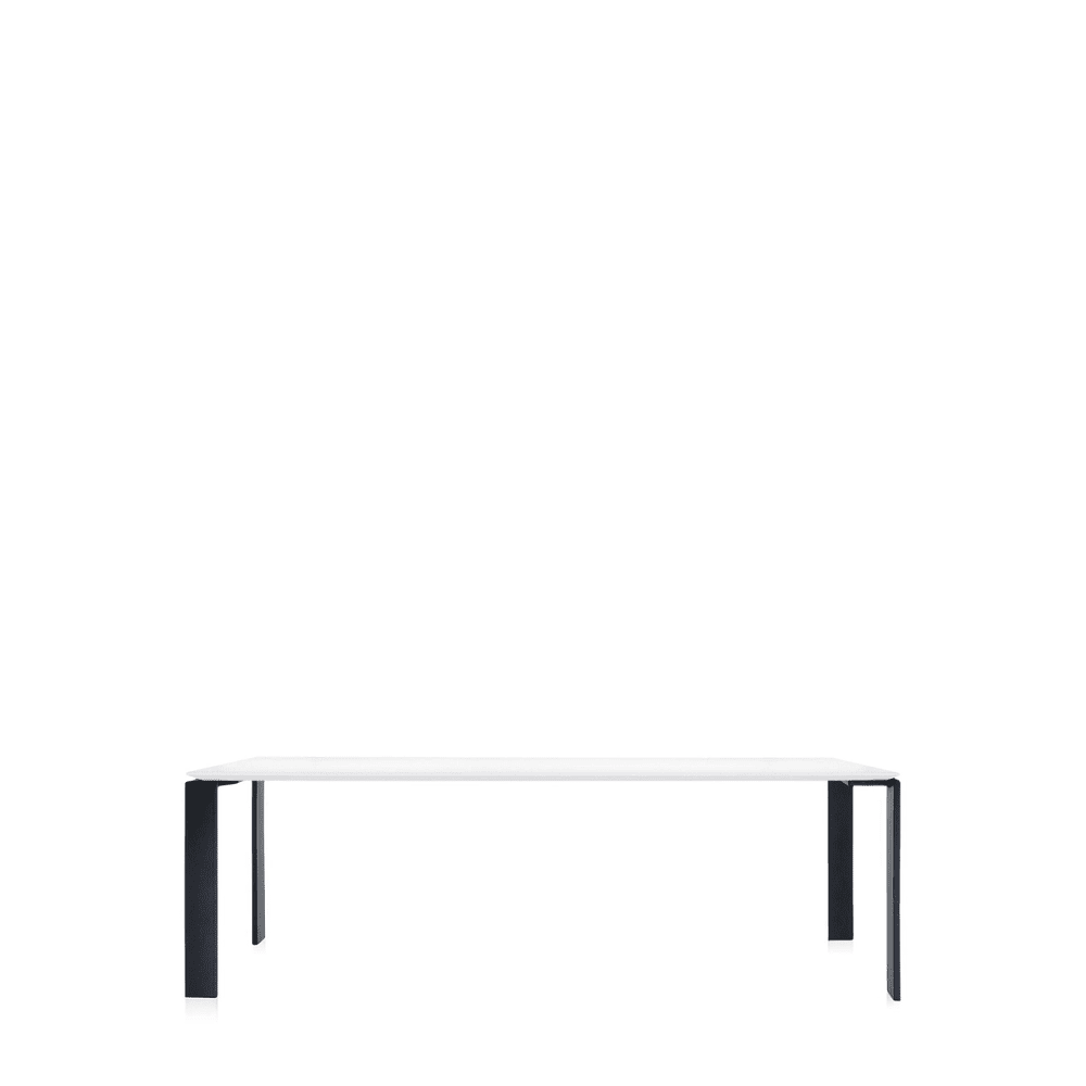 Four Table Tables kartell Large White/Black