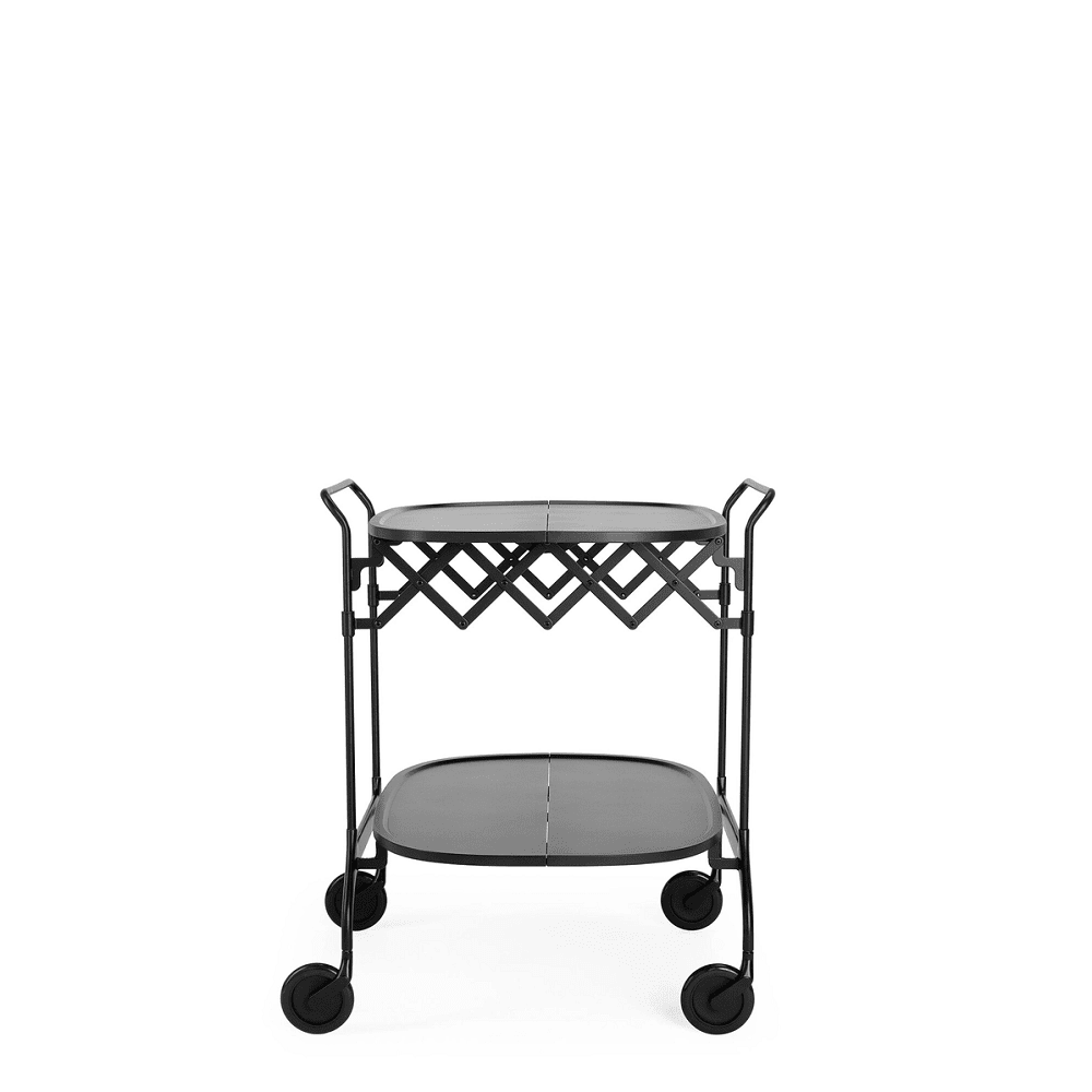 Gastone Folding Trolley Carts / Trolleys Kartell Matte Black