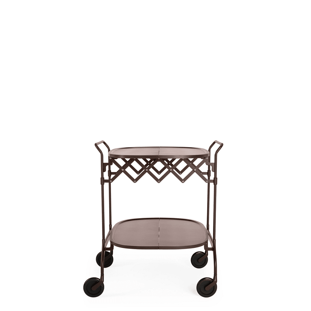 Gastone Folding Trolley Carts / Trolleys Kartell Matte Plum