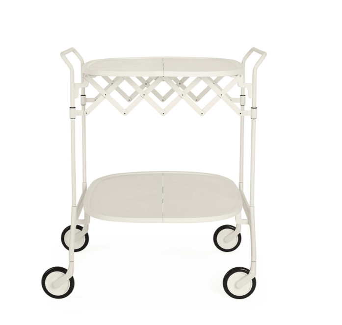 Gastone Folding Trolley Carts / Trolleys Kartell Matte White