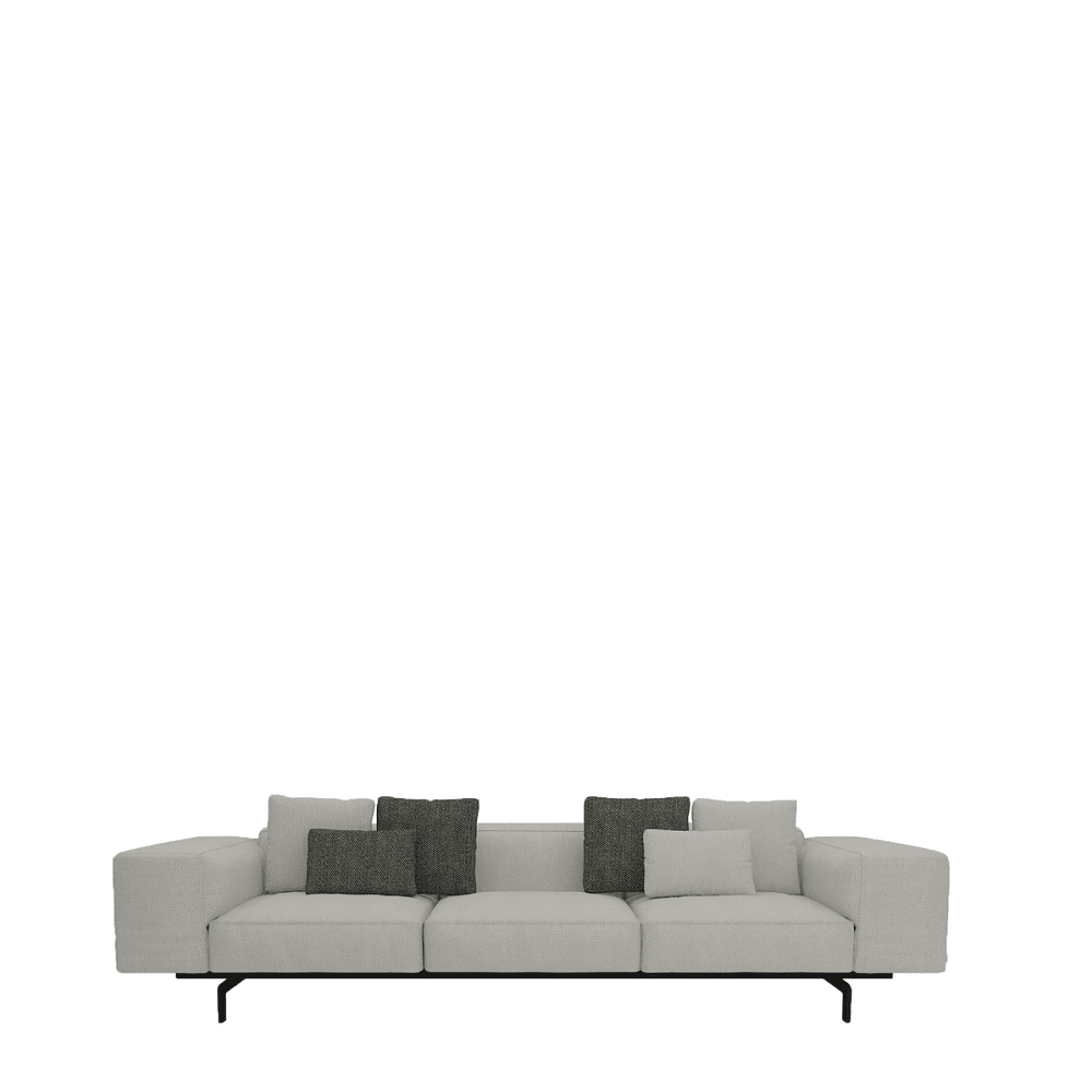 Largo Sofa Sofa Kartell 3 Seater Gubbio/Ecru