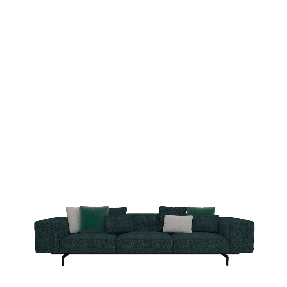 Largo Sofa Sofa Kartell 3 Seater Gubbio/Green