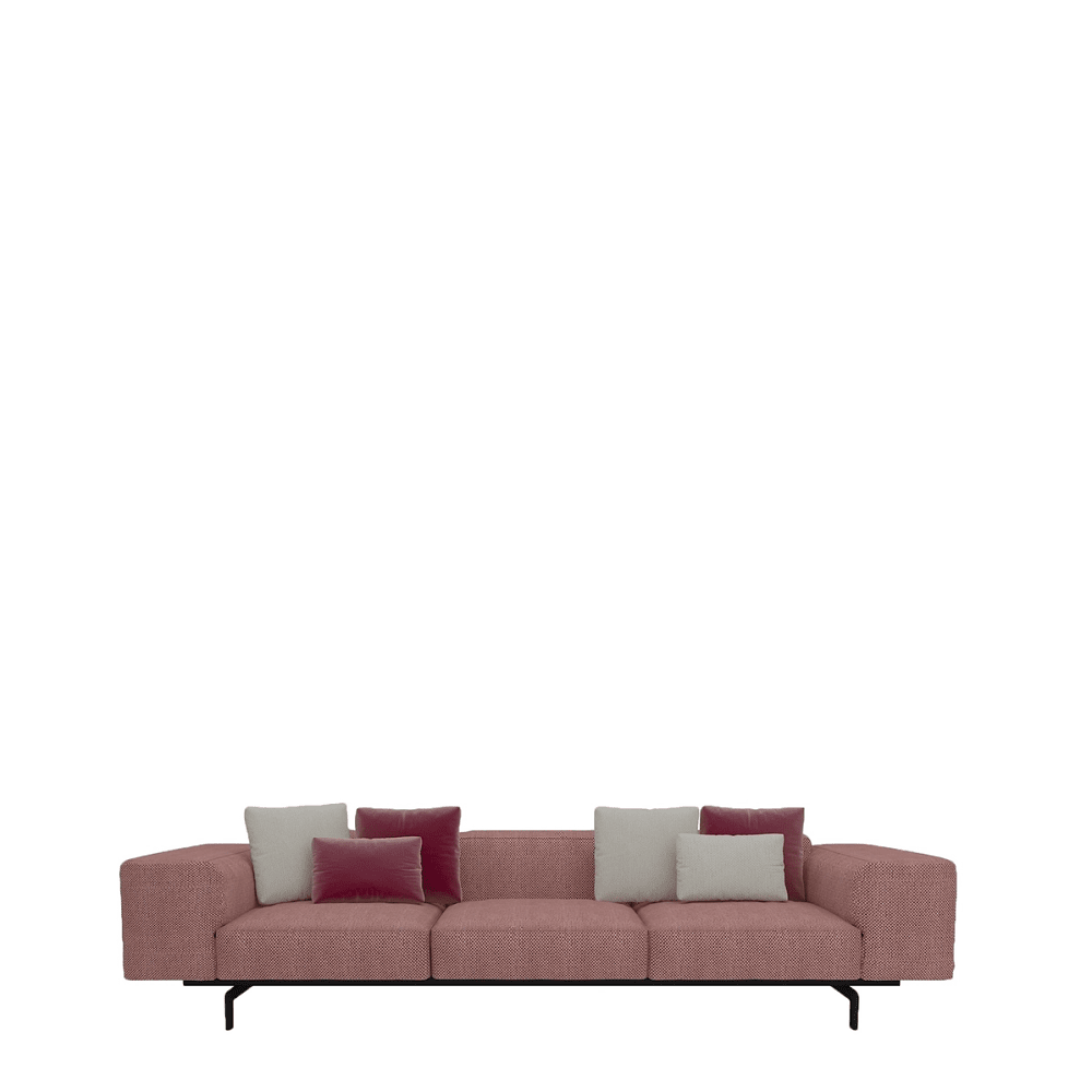 Largo Sofa Sofa Kartell 3 Seater Gubbio/Pink