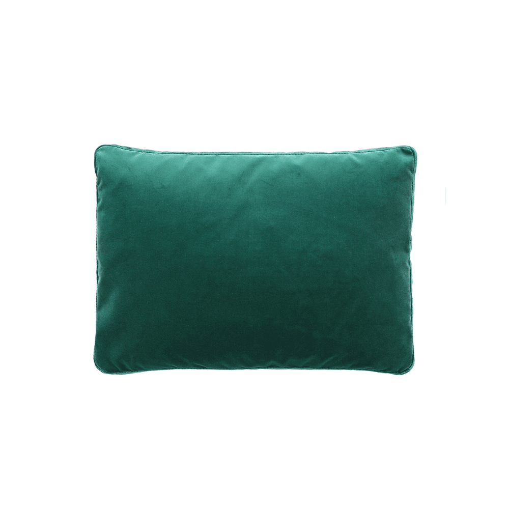 Largo Pillow Velvet Pillows Kartell Rectangle Forest Green Velvet