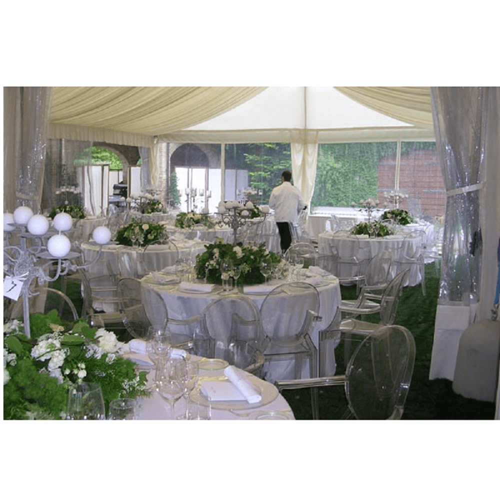 Louis Ghost 4-Pack Fire Resistant Side/Dining Kartell