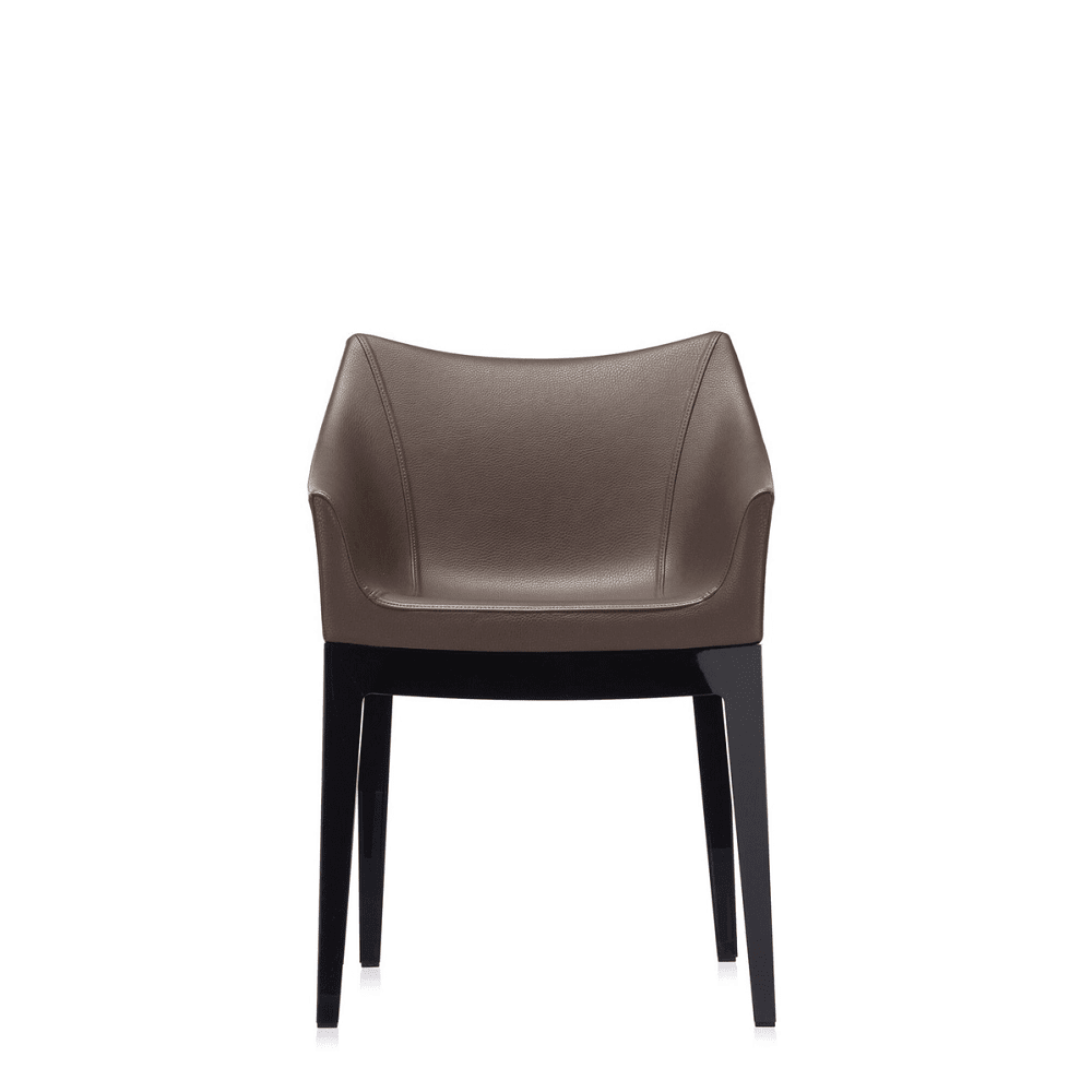 Kartell Madame Chair Chair Kartell Black Base - Ecoleather Brown