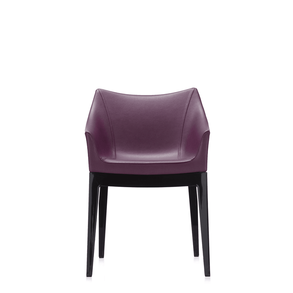 Kartell Madame Chair Chair Kartell Black Base - Ecoleather Plum