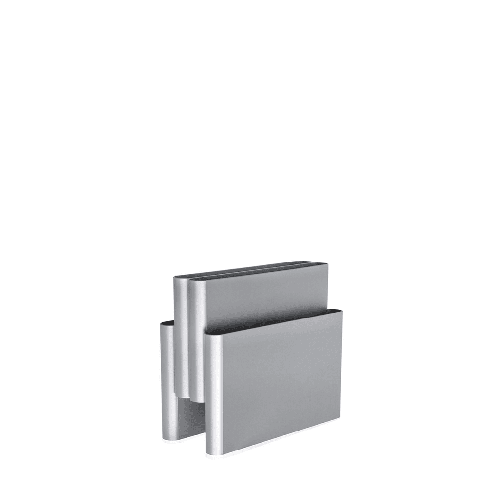 Kartell Magazine Rack magazine stand Kartell Matte Silver
