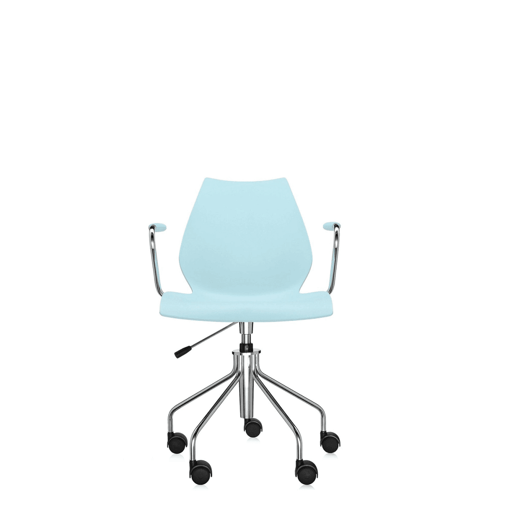 Maui Swivel Task Chair task chair Kartell Arm Pale Blue