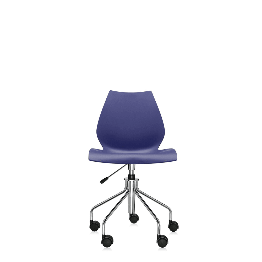 Maui Swivel Task Chair task chair Kartell No Arm Navy Blue