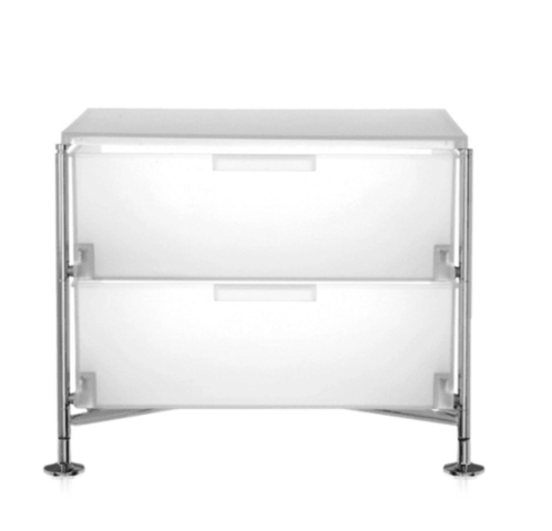 Mobil 2 Drawers With Feet Shelf Kartell Ice