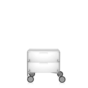 Mobil 2 Drawers With Wheels Shelf Kartell Ice 