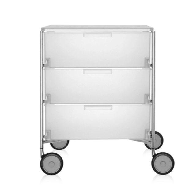 Mobil 3 Drawers With Wheels Shelf Kartell Ice