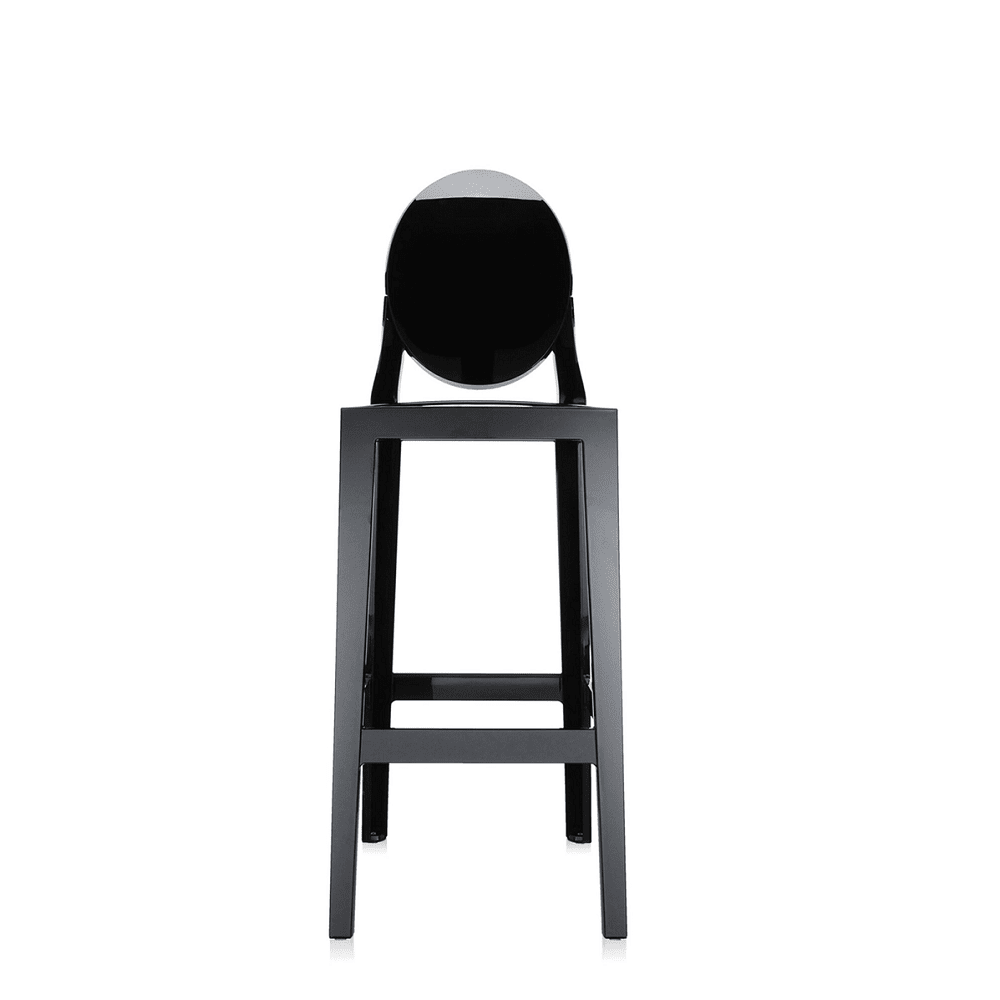 One More Stool (2 Chairs) bar seating Kartell Bar Height Matte Black
