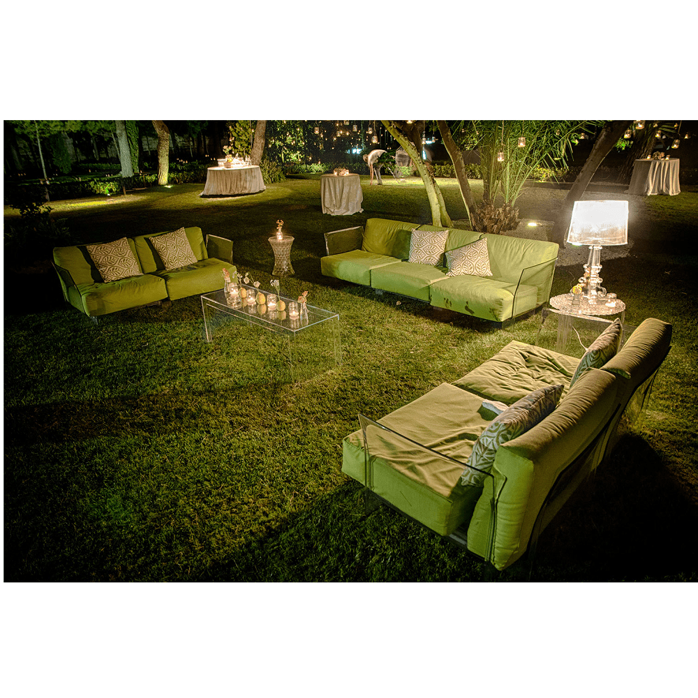 Pop Outdoor Three-Seater Sofa Sofa Kartell