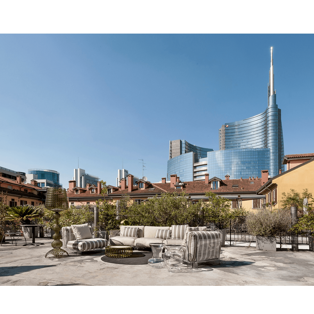 Pop Outdoor Three-Seater Sofa Sofa Kartell