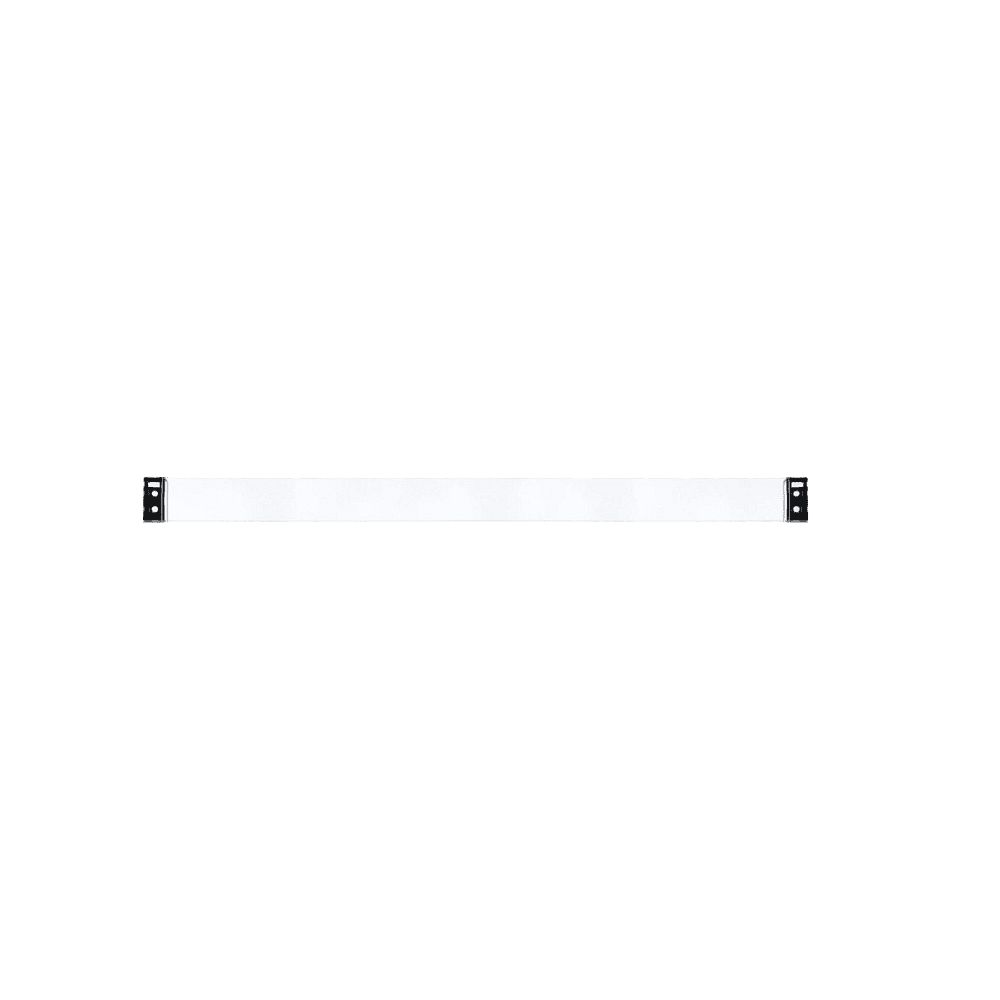 Rail Towel Rack Coat Hooks Kartell Large - 23.6" Transparent Crystal
