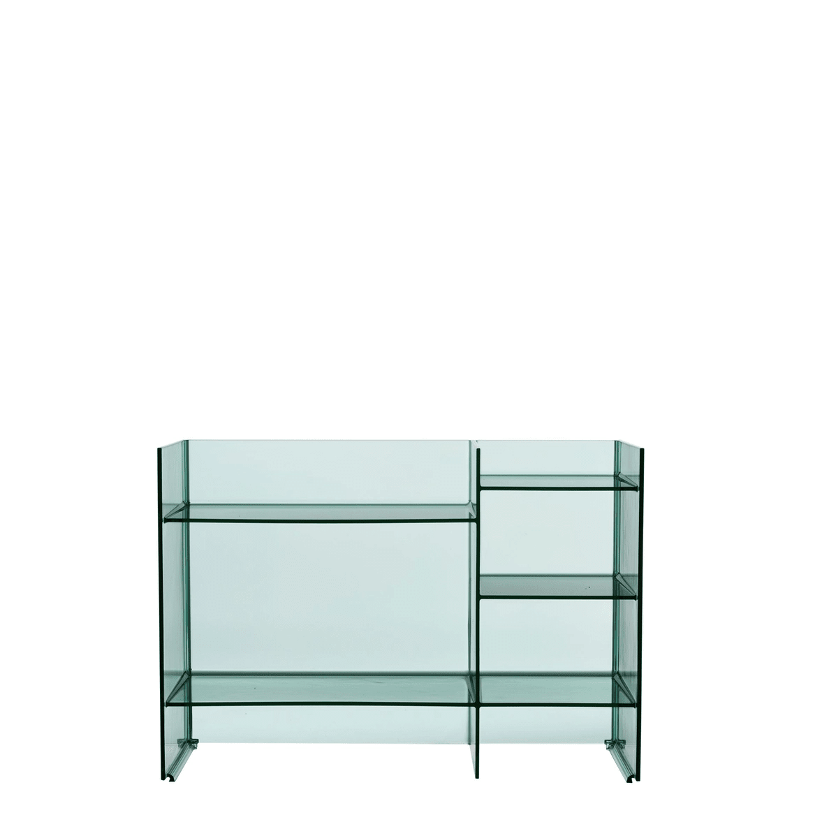 Sound-Rack Cabinet storage Kartell Transparent Aquamarine