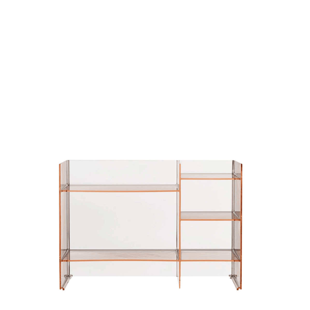 Sound-Rack Cabinet storage Kartell Transparent Nude