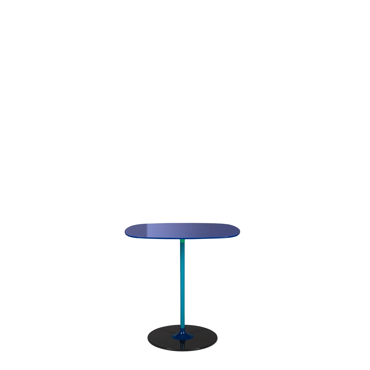 Thierry Table side/end table Kartell Low Blue