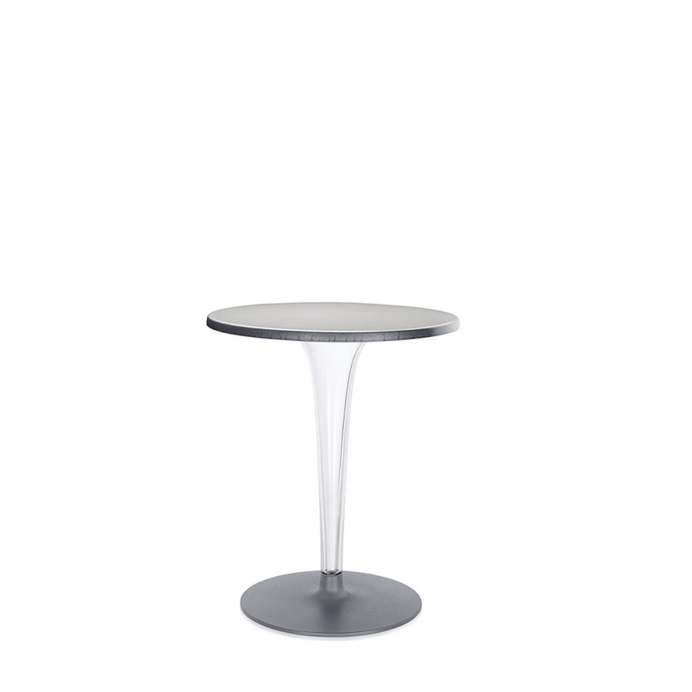 Toptop Outdoor Tables Kartell 23.62" / Round Base / Aluminium Round Top