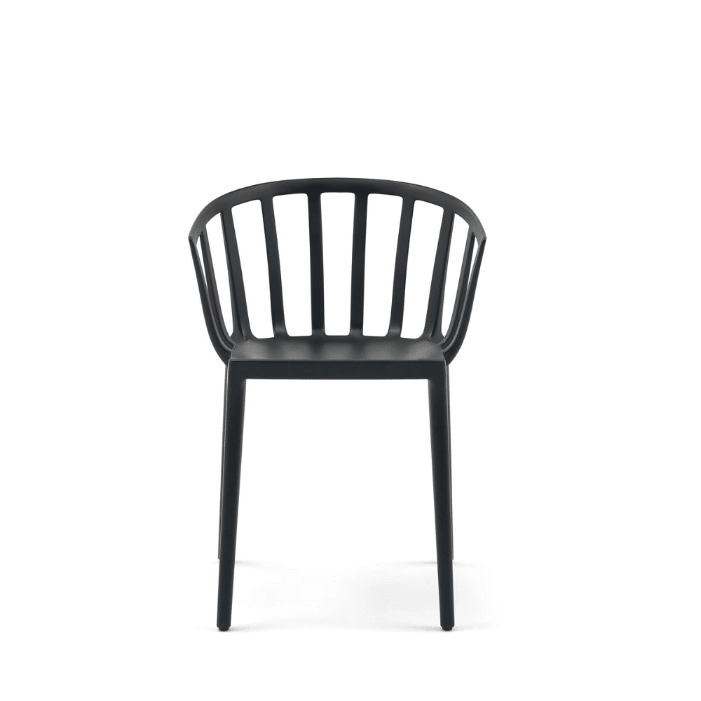 Venice Chair 2 Pack Chairs Kartell Matte Black