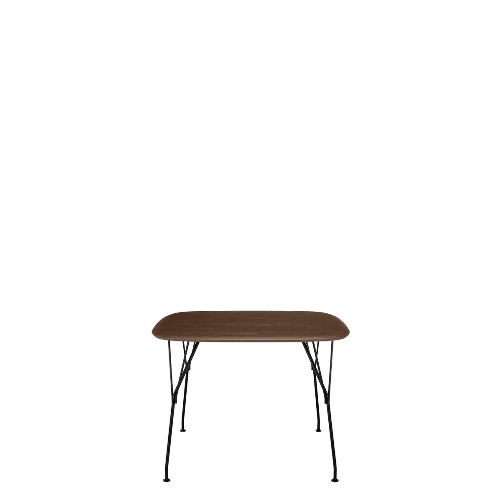 Viscount Of Wood (100x100cm) Stools Kartell Walnut/Black