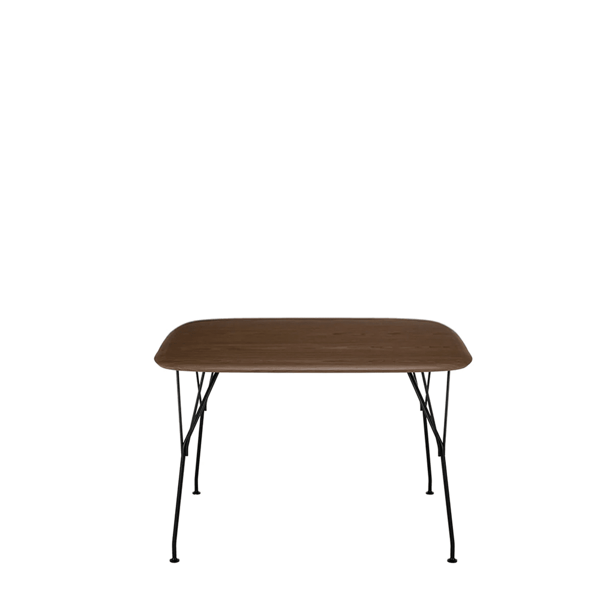 Viscount Of Wood (145x80cm) Stools Kartell Walnut/Black