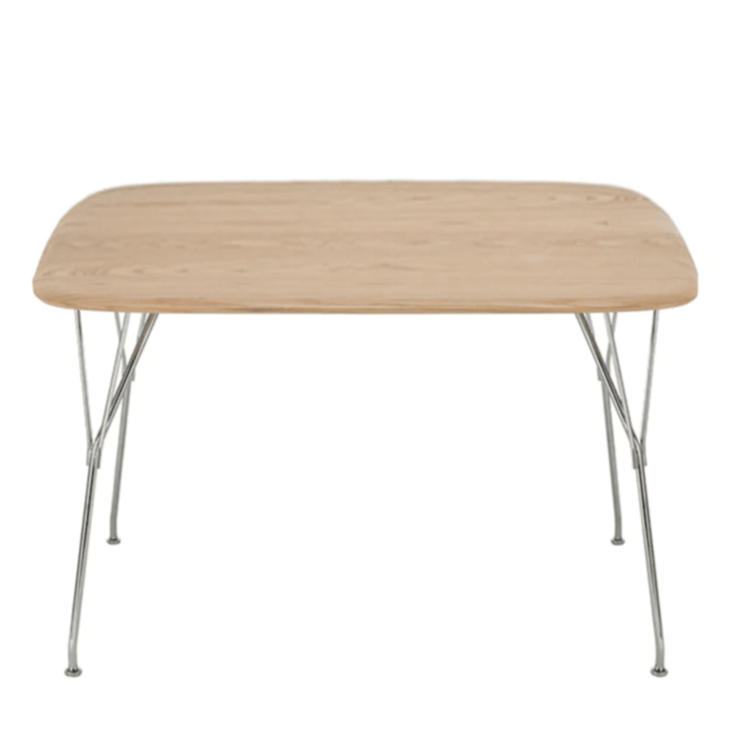 Viscount Of Wood (160x90cm) Stools Kartell Ash/Chrome